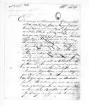 Ofício de V. Ramos Mascaranhas para Agostinho José Freire sobre a criação do Batalhão Nacional do Comércio e relações de pessoal que poderiam ingressar esse batalhão.