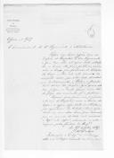 Ofício do tenente-coronel  Pereira do Amaral, comandante do Regimento de Artilharia 4, para Francisco Soares Franco sobre o fornecimento de água ao Hospital Regimental.