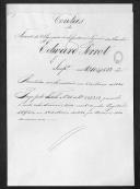 Processo da liquidação das contas do tenente Edward Perrotte, que serviu no 1º Regimento de Infantaria Ligeira da Rainha.