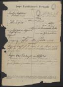Manuel Tavares - Soldado - 2º. Grupo Compªs. Adm. Militar
