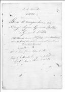Copiador de correspondência expedida pela Repartição do Ajudante General do Exército correspondente ao meses de Novembro de 1832 a Janeiro de 1833.