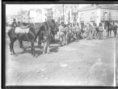 "Requisição de cavalos."