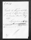 Processo de liquidação de contas do tenente Planchon Henry Victor que serviu no 1º Regimento de Infantaria Ligeira da Rainha.
