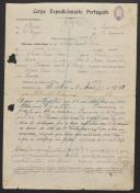 Alípio Fernandes Teixeira - 2º Sargento - RI 9