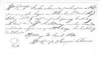 Correspondência para o marquês de Tancos sobre vários assuntos militares