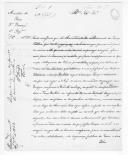 Ofício de Costa Cabral, do Ministério do Reino, para o ministro da Guerra, pedindo-lhe o envio de um mapa referente à força militar das diferentes armas do Exército, para o caso de vir a ser necessária a sua utilização, durante a revolta de Torres Novas e cerco de Almeida.