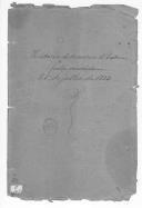 Carta de João Filipe Saraiva Rebocho oferecendo a José Epifanio Marques um "esboço dos bárbaros assasinatos mandados por em práctica pelo governo despótico de D. Miguel, no infausto dia de 25 de Julho de 1833".