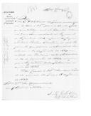 Ofícios assinados por Adriano Maurício Guilherme Ferreri, chefe interino da 1ª Direcção da Secretaria de Estado dos Negócios da Guerra, para o comandante da 4ª Divisão Militar sobre a passagem para o Arsenal do Exército de Joaquim António Pacheco, que emigrou para  Inglaterra e sobre a situação de militares.