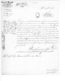 Ofício do barão de Ovar para o barão de Ponte da Barca pedindo esclarecimentos sobre o decreto de 24 de Novembro de 1846, publicado na Ordem do Exército nº 15 do mesmo ano, relativo à qualificação e julgamento de desertores.