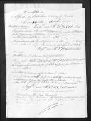 Processo de liquidação de contas do alferes Amédeé Carnette que serviu no Batalhão de Voluntários Franceses de Peniche.