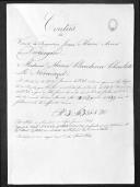 Processo da liquidação das contas do brigadeiro Jean Marie Aime Duvergier que serviu no 1º Regimento de Infantaria Ligeira da Rainha.