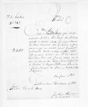 Ofícios de José Maria de Albuquerque, coronel do Batalhão de Caçadores 28, para Luís de Sá Osório sobre fornecimento de artigos e dívidas.