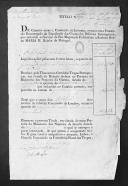 Títulos de crédito passados pela Comissão Encarregada da Liquidação das Contas dos Oficiais Estrangeiros aos militares do 1º Regimento de Infantaria Ligeira da Rainha (letra A).