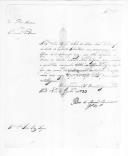 Ofício de Pedro de Sousa Canavarro, do Governo das Armas do Partido do Porto, para José Vaz Lopes sobre o aquartelamento em Vila Nova de Gaia dos oficiais do Batalhão do seu comando que por causa da aproximação dos rebeldes desamparavam as suas casas.
