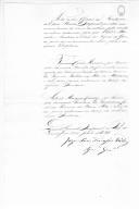 Correspondência do Ajudante General José Lúcio Travassos Valdez para Agostinho José Freire, ministro da Guerra, sobre envio de nota de dois oficiais da Secretaria do Estado Maior Imperial a serem demitidos.