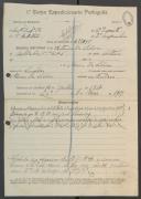 António da Silva - Soldado - 3ª Companhia - 1º Batalhão - Regimento de Infantaria 32