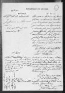 Processo do requerimento por parte dos herdeiros do soldado James Porter que serviu na Marinha.