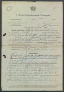 Heitor Raul de Castro Raposo - Soldado - Regimento de Infantaria 17 