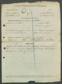 Gaspar António - Soldado - 12ª. Compª. Regimento de Infantaria nº. 4