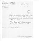 Correspondência de Francisco Januário de Mariz pra Cândido José Xavier sobre relações de inventário de munições e material de guerra.