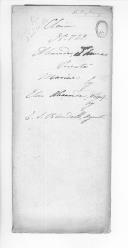 Processo de requerimento de Elisa Alexandre, viúva, em nome do seu marido soldado Thomas Alexandre, marinheiro a bordo do navio D. João.