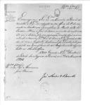 Ofício de José Maria de Barcelos para Mariano José Barroso sobre envio de trinta e um exemplares do Decreto de 13 de Fevereiro de 1835.