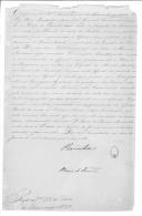 Decreto assinado por D. Maria II e barão de Francos sobre criação de comissões para inspeccionar os oficiais amnistiados na Convenção de Évora-Monte. 