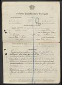 José Pereira da Conceição - Soldado - 1.º Batalhão do Regimento de Infantaria 6