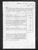 Títulos de crédito passados pela Comissão Encarregada da Liquidação das Contas dos Oficiais Estrangeiros (legação portuguesa em França), que estiveram ao serviço de D. Maria II (letra S).