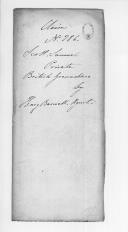Processo do requerimento do soldado Samuel Scott, do Regimento de Granadeiros Britânicos.