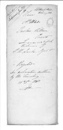 Processo do requerimento do soldado William Onslow, que serviu no Regimento de Lanceiros e no Regimento de Granadeiros Britânicos.