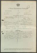 Manuel Silvestre Guerreiro - Soldado - 11ª. Compª. Regimento de Infantaria nº. 4