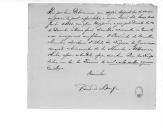 Decreto assinado pelo conde do Bonfim, secretário de Estado dos Negócios da Guerra, sobre o despedimento do serviço das praças em situação de pré reformadas e de baixa desde Junho de 1834.