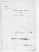 Correspondência (minutas) do conde de Saldanha, chefe do Estado Maior Imperial e comandante-em-chefe do Exército de Operações, para José Lúcio Travassos Valdez, ajudante general do Exército sobre informações relativas a acontecimentos ocorridos em Alverca, envio de documentação, transferência de pessoal, licenças. 