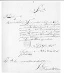 Ofício assinado pelo tenente J. Gregório, comandante do acantonamento do Batalhão Naval em Vale do Zebro, para o administrador do concelho de Montemor-o-Novo sobre a captura do soldado desertor César Augusto.  