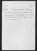 Correspondência entre várias entidades sobre os processos de liquidação e ajuste de contas feitos aos militares estrangeiros do 2º Regimento de Infantaria Ligeira da Rainha que prestaram serviço no Exército Libertador e relação dos títulos mandados passar às praças francesas do 2º Regimento de Infantaria Ligeira da Rainha.