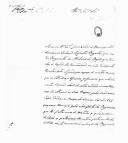 Correspondência de Domingos de Melo Bryner, comandante do Regimento de Milícias de Beja, para Cândido José Xavier solicitando recrutamento para aquele regimento.