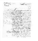 Correspondência de Carlos Frederico de Caula para Cândido José Xavier remetendo proclamações afixadas pelos rebeldes.