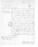 Ofícios de João Procópio Tavares Cleve para o administrador do concelho de Lavre sobre contabilidade e o assassinato de um soldado da 1ª Companhia de Veteranos.