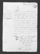 Processos sobre cédulas de crédito do pagamento das praças, da 2ª Companhia, do Batalhão de Caçadores 1, durante Guerra Peninsular (letra M).