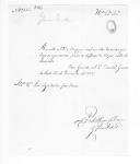 Correspondência de Sebastião Drago Valente de Brito para Agostinho José Freire sobre o envio de relações com o nome dos individuos recrutados.