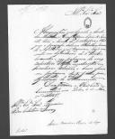 Correspondência de António Bernardino Pereira de Lago para Francisco Pedro Celestino Soares sobre relações da comissão criada por Decreto de 23 de Junho de 1834 para liquidar a dívida dos militares e empregados civis do Exército.