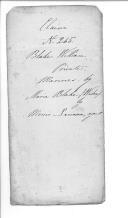 Processo sobre o requerimento de Maria Blake, esposa de William Blake, soldado do 1º Batalhão da Marinha.
