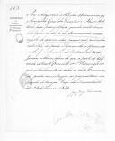 Avisos de D. Maria II, assinado por José Jorge Loureiro, sobre a prontificação do local para sessões da Comissão Encarregada do Exame das Praças que pretendem habilitar-se a aspirantes a oficiais.