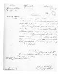 Correspondência do brigadeiro M. P. de Almeida Valejo, governador militar de Abrantes, para J. das Neves Franco, dando conhecimento das providências tomadas para a segurança da condução dos armamentos destinados a Castelo Branco.