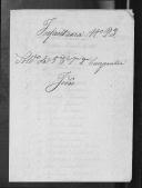 Processos sobre cédulas de crédito do pagamento das praças da 5ª, 6ª, 7ª e 8ª Companhias do Regimento de Infantaria 23, durante a época da Guerra Peninsular (letra J).