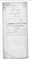 Processo do requerimento de Amelia Elisabeth Gill, viúva, em nome do seu marido soldado John Crouch, da Brigada da Marinha.