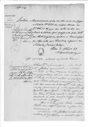 Processo sobre o requerimento do soldado James Milles do Regimento de Lanceiros da Rainha.
