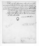 Aviso de D. Maria II, assinado pelo conde de Vila Real, para o inspector geral dos Quartéis e Obras Militares sobre fornecimentos ao Destacamento de Artilharia estacionada na ilha da Madeira.