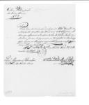 Ofícios assinados por António Paula Duarte Pereira para o regedor da paróquia da aldeia de Vendas Novas, sobre uma relação de donativos dos moradores da paróquia.